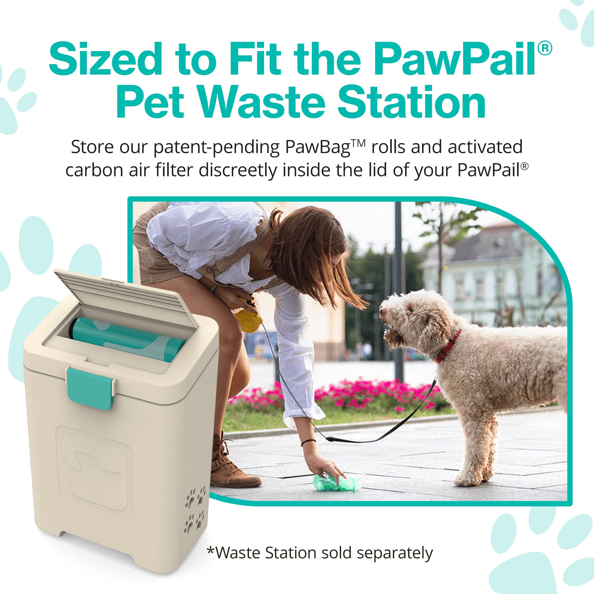 PawPail eco-friendly materials help reduce plastic waste.