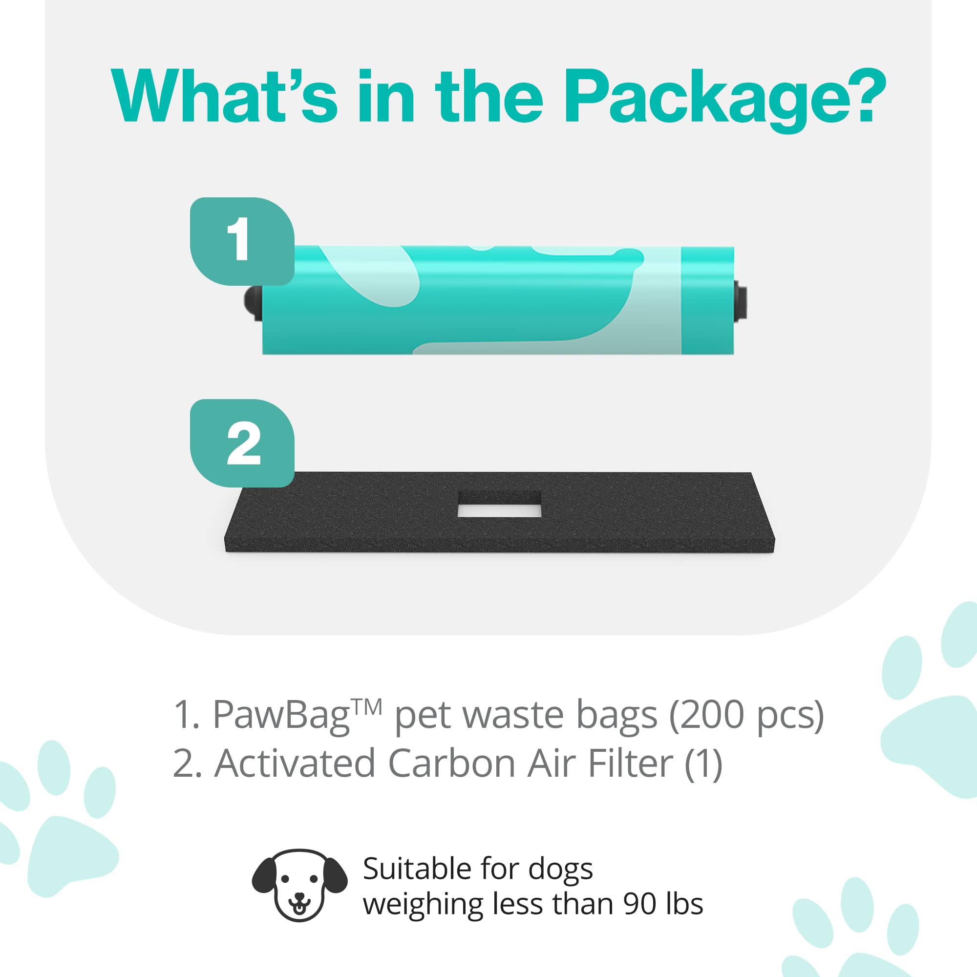 PawPail leakproof bags resist tears for secure waste handling.