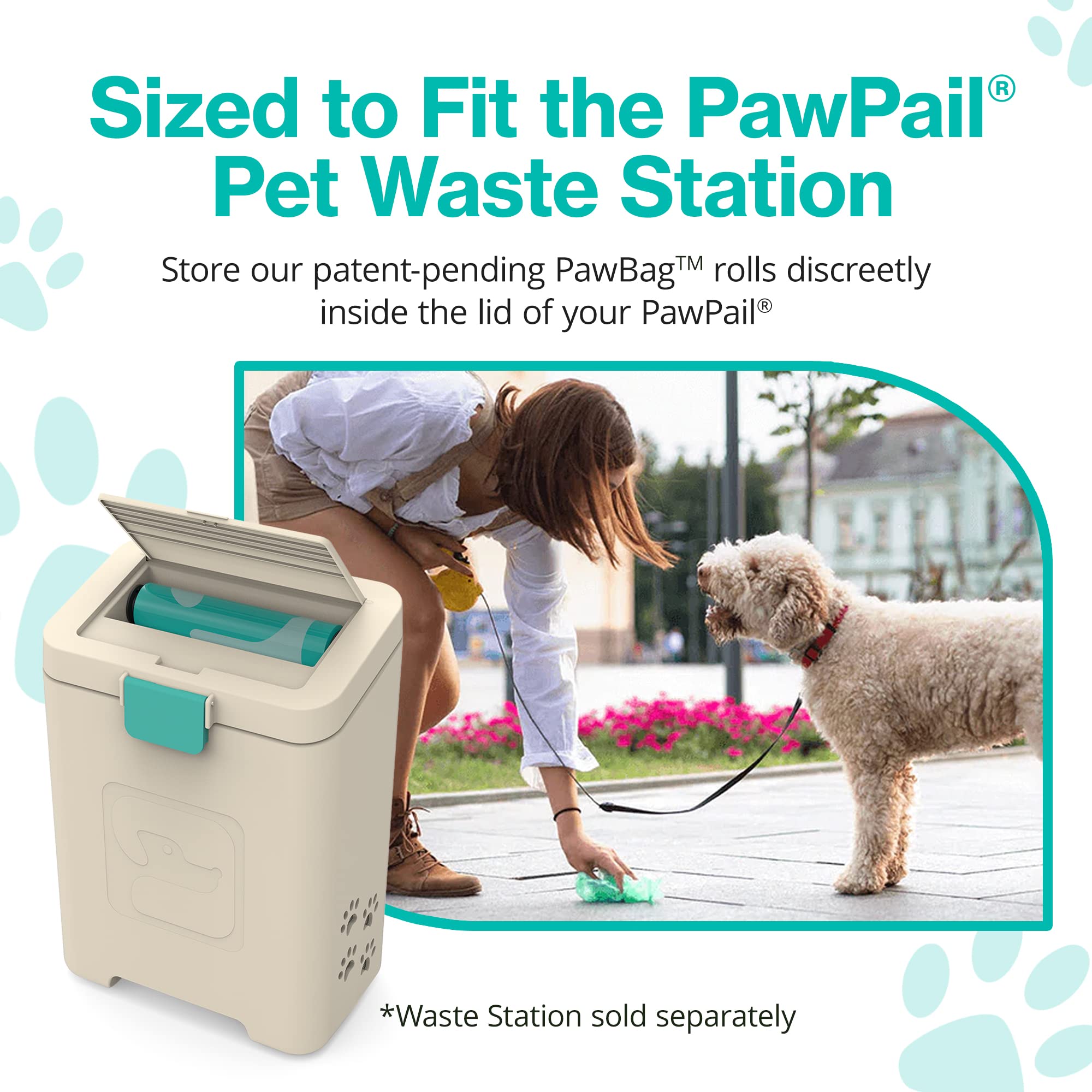 PawPail eco-friendly bags accelerate disintegration to reduce long-term plastic waste.