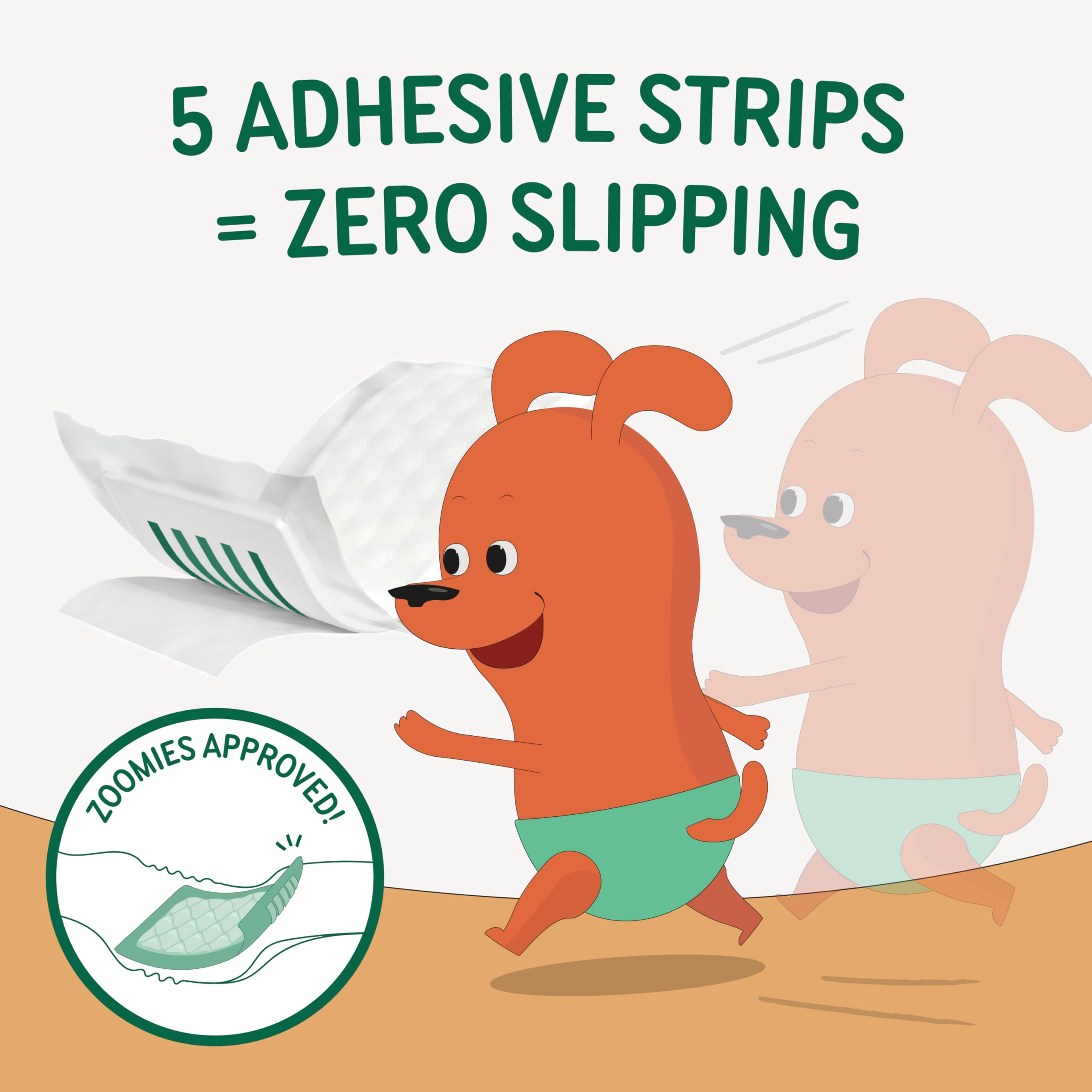 PAWPANG odor-control layer minimizes smells between diaper changes.