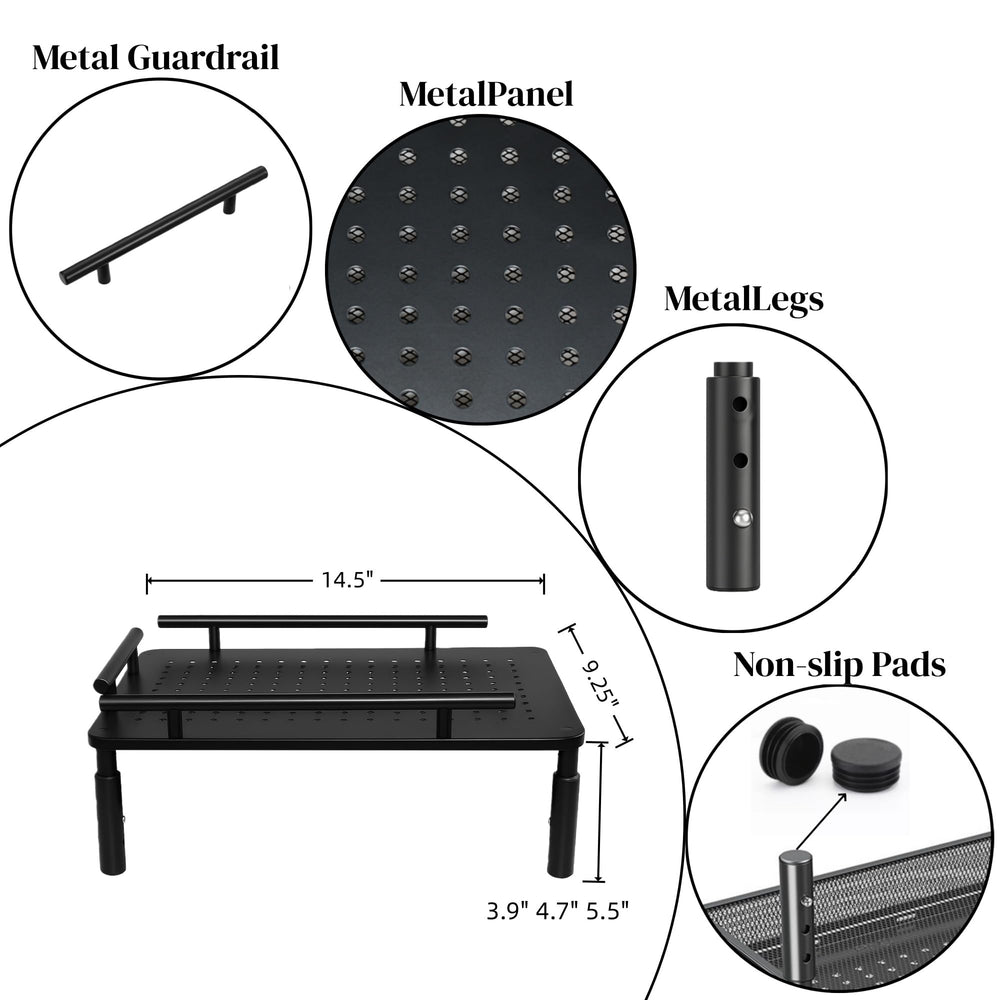 PAWPARAGON raised feeder stand with anti-slip feet offers stable placement on floors.