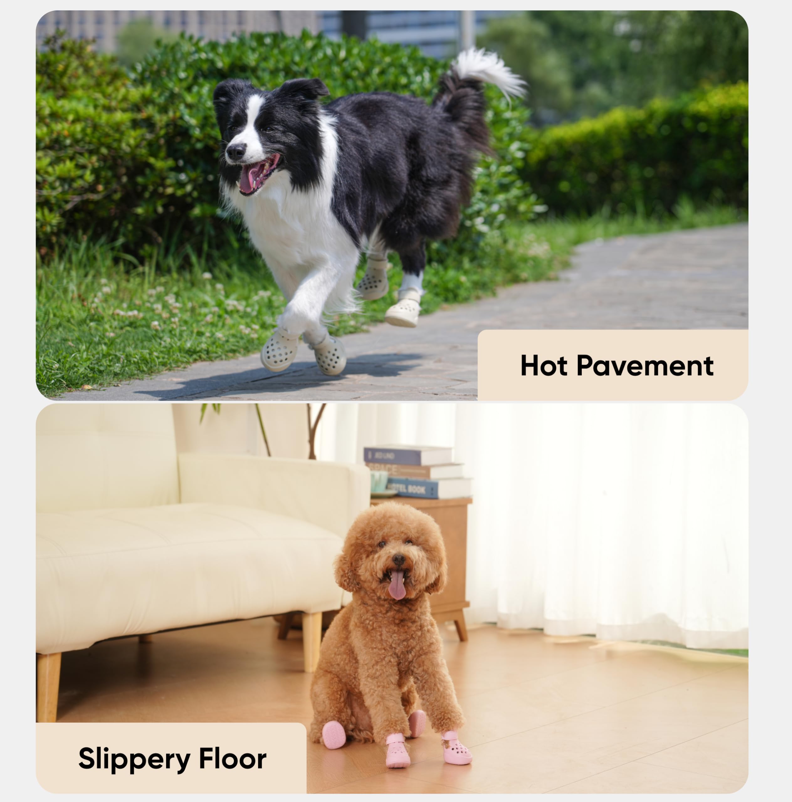 PawPosh easy-on design with secure fit for quick outdoor trips.