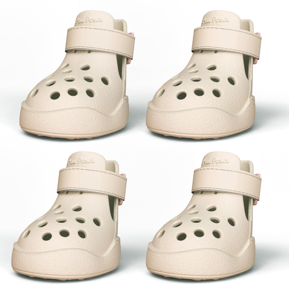 PawPosh dog shoes non-slip outsole for secure footing on wet surfaces.