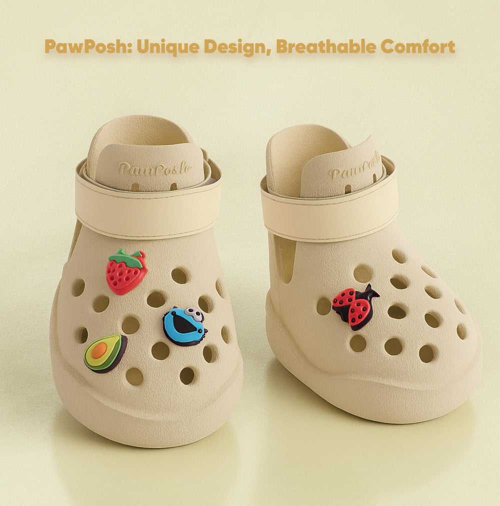 PawPosh waterproof outsole protects paws during wet or snowy outdoor adventures.