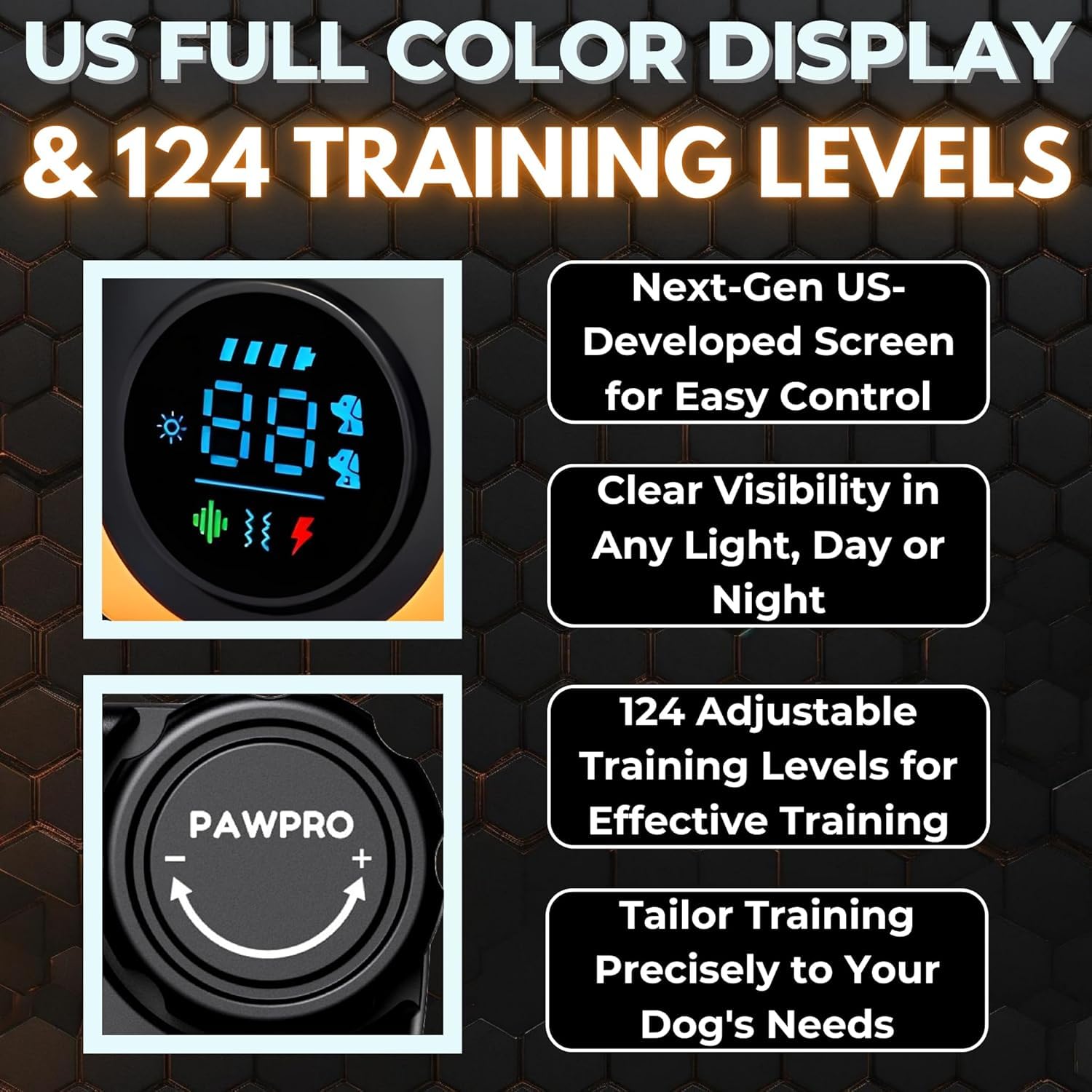 PAWPRO long-lasting battery keeps you ready for extended training sessions.