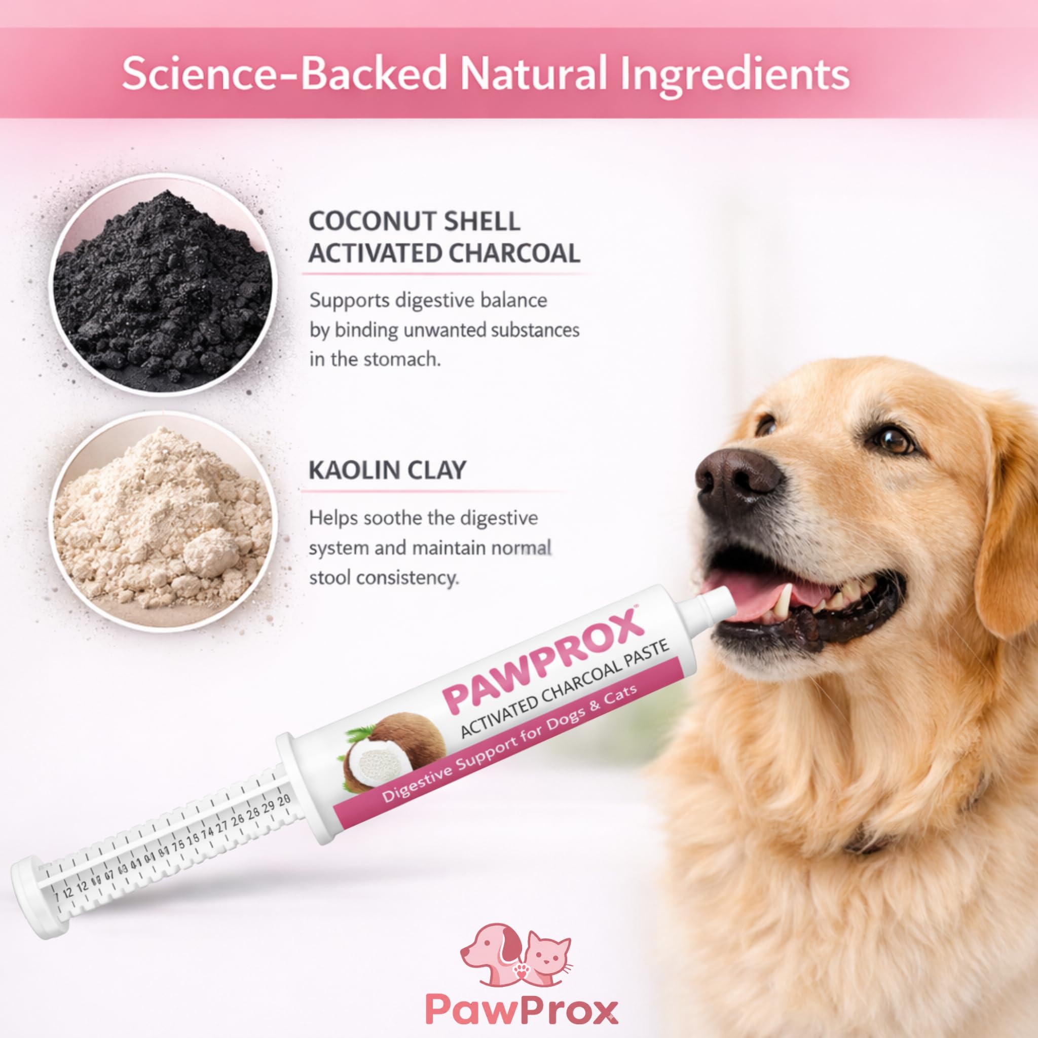 PawProx gel ready for direct mouth administration during incidents