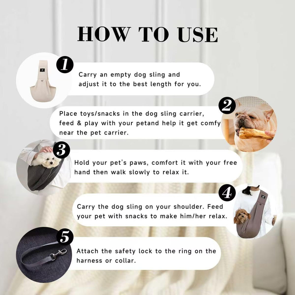 PAWPUBBY utility pocket stores phone and keys for hands-free trips.