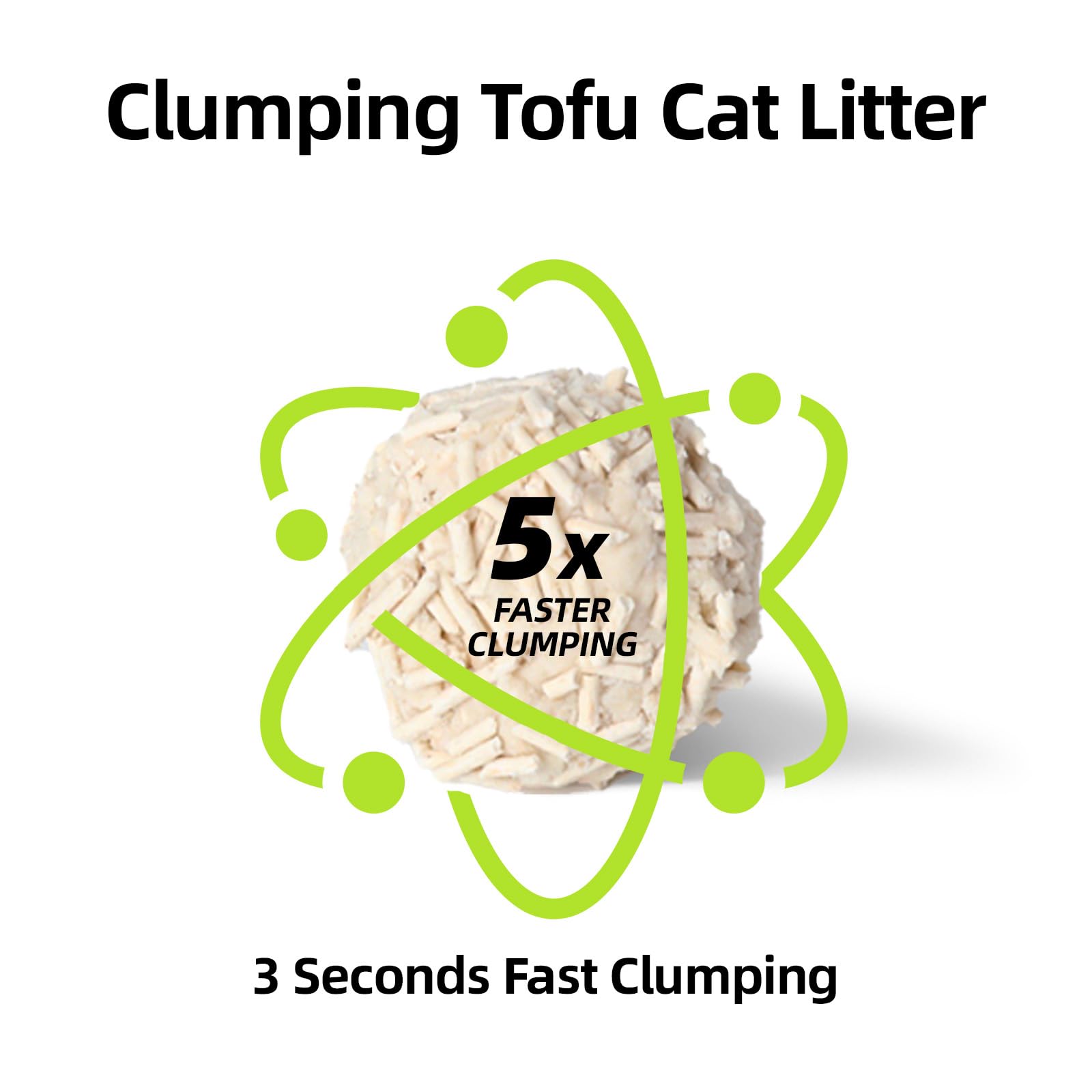 Pawpuff Tofu Cat Litter 99.9 percent dust free for cleaner air
