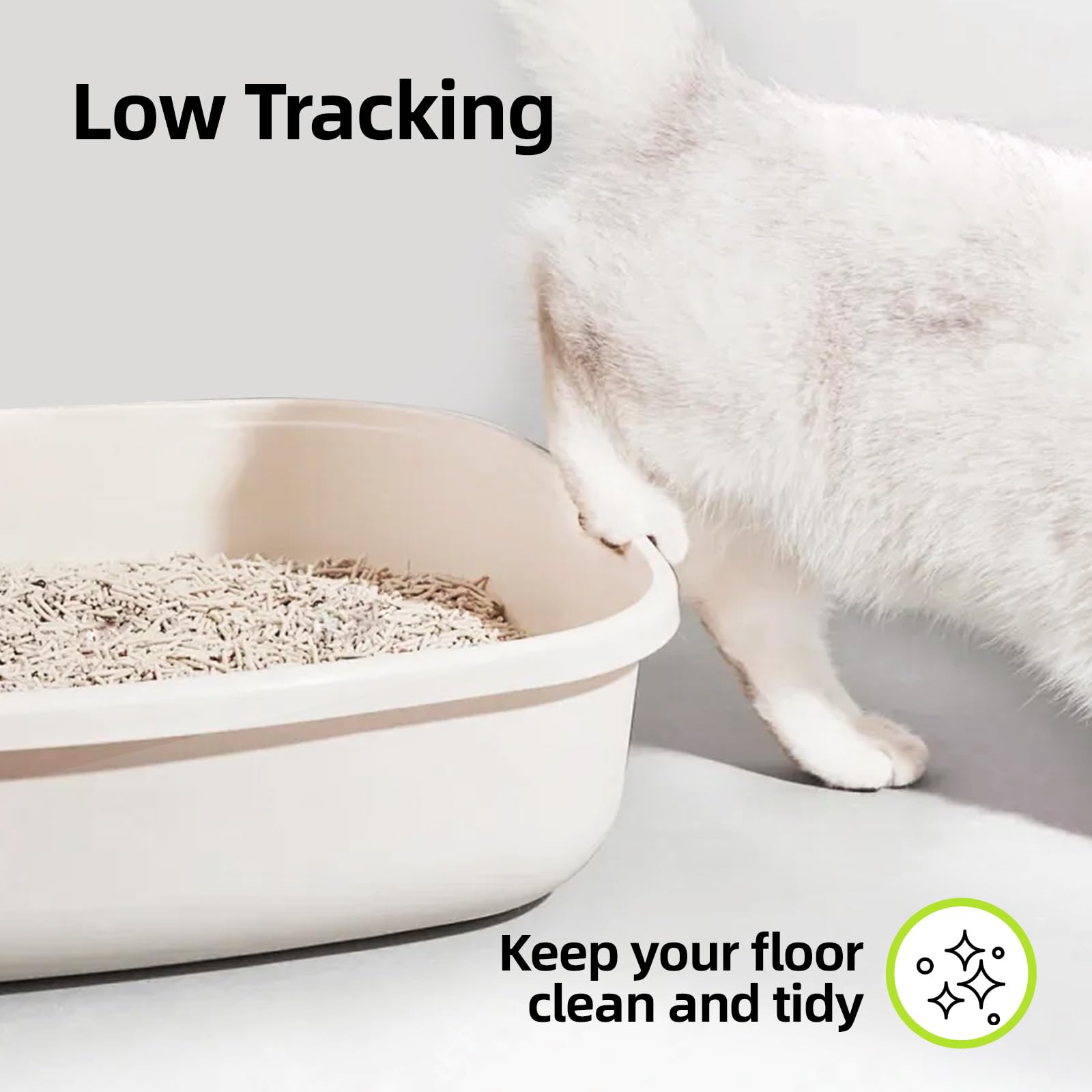 Pawpuff Tofu Cat Litter flushable formula for easy disposal