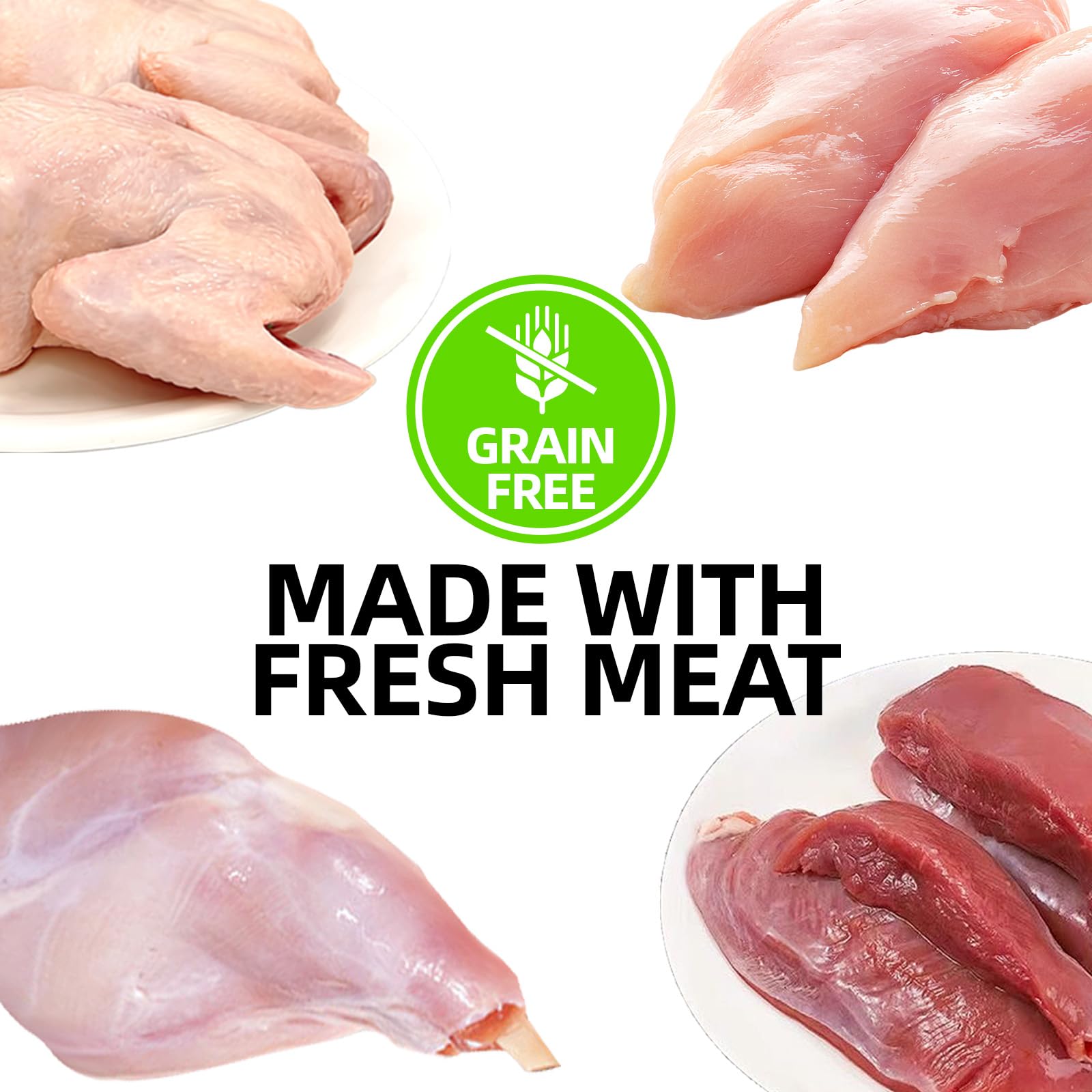Pawpuff grain-free no-fillers label image highlights clean ingredient choices.