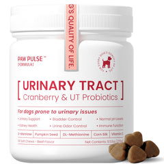 PAWPULSE FORMULA cranberry dog chews support urinary tract wellness and gut balance