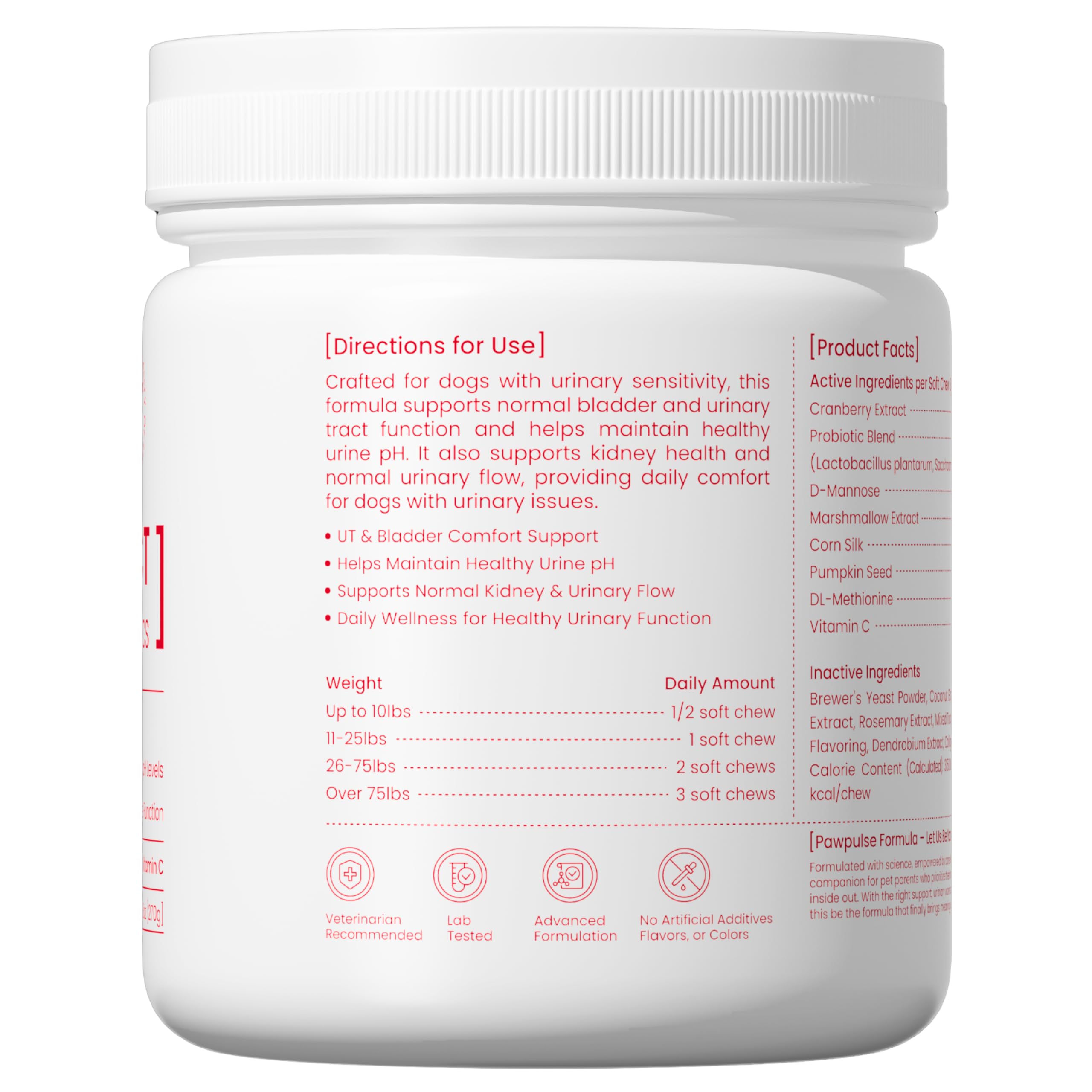 PAWPULSE FORMULA daily-dose dog chews exemplify a simple ritual for urinary balance
