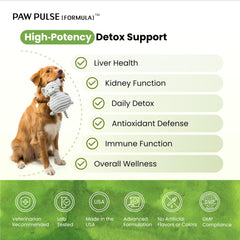 PAWPULSE FORMULA dog supplement scoop enables easy daily dosing