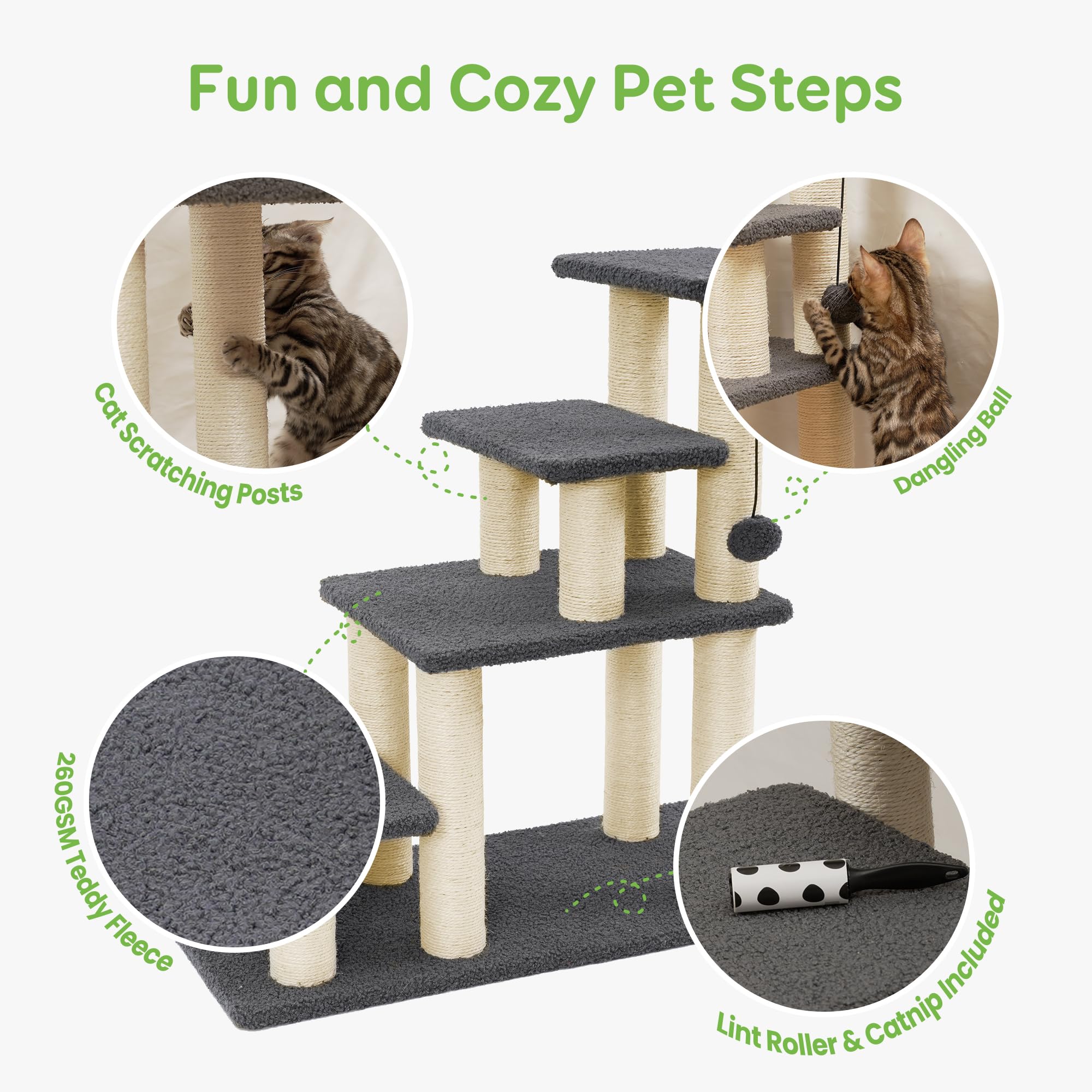 Pawque four grey combination options for layout versatility