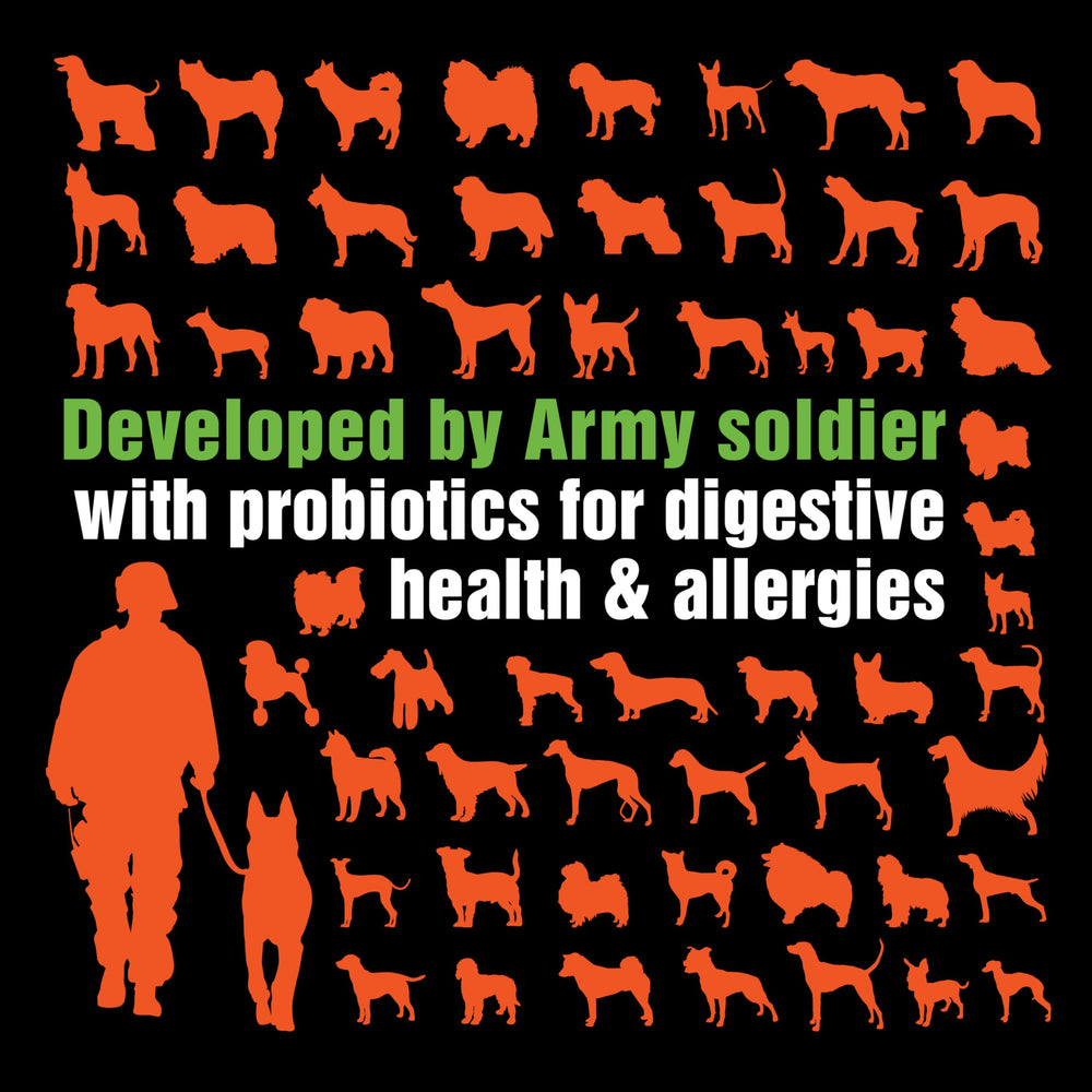 Paws A Day immune support dog probiotics aiming for gut based immunity.