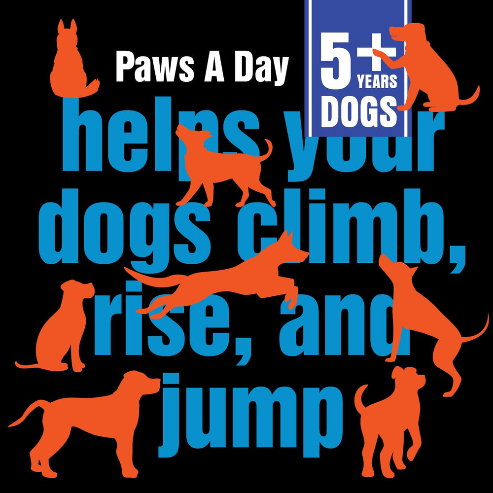 Paws A Day quercetin and omega-3 ingredients supporting itchy skin relief.