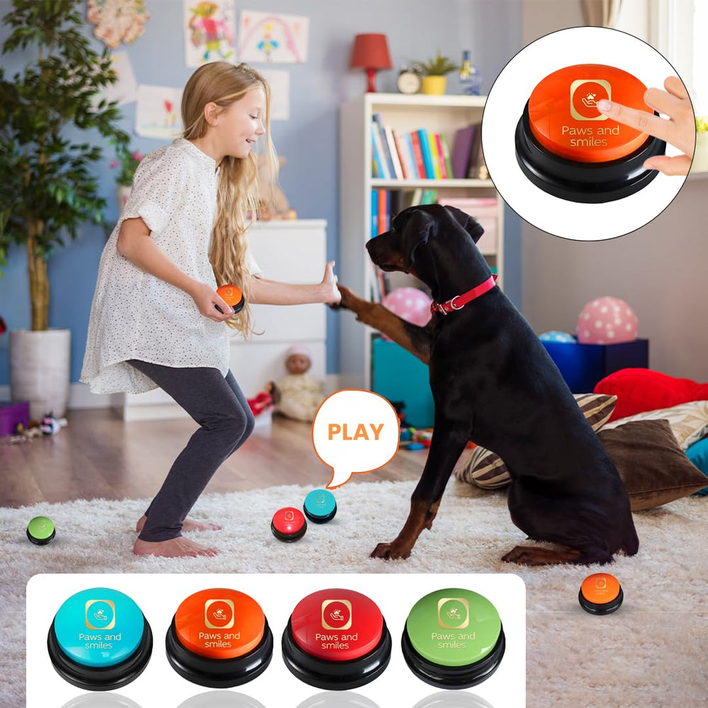 Paws & Smiles dog buttons expand two-way pet communication.