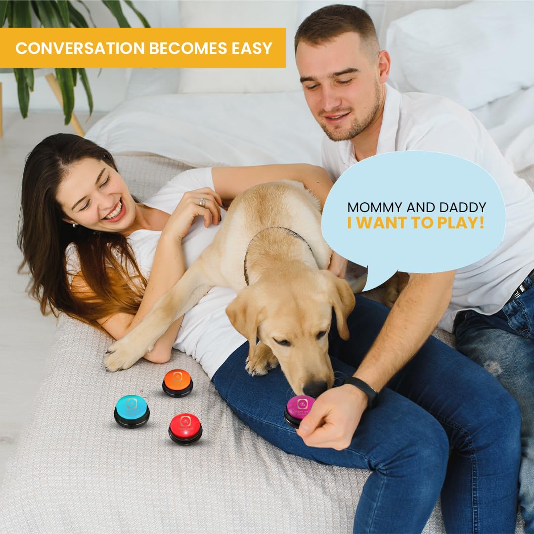 Paws & Smiles dog buttons make a thoughtful gift for pet lovers.