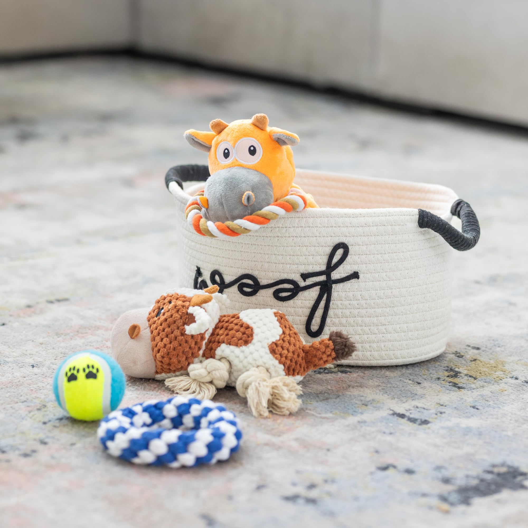 Paws For Reaction squeaky plush toys for interactive puppy play