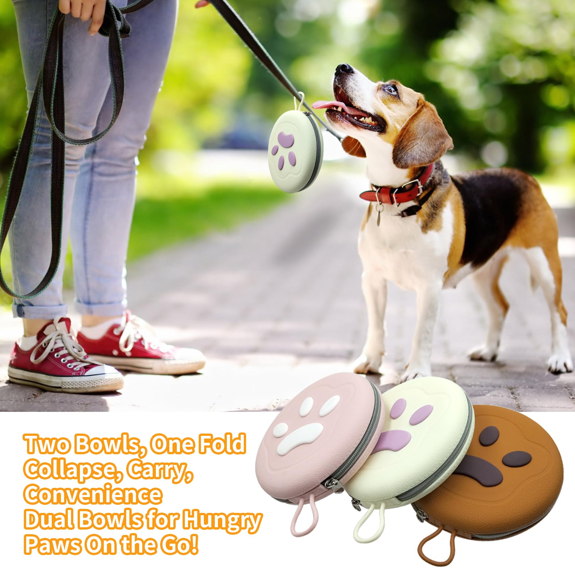 PawSailor food-grade silicone ensures safe meals outdoors.