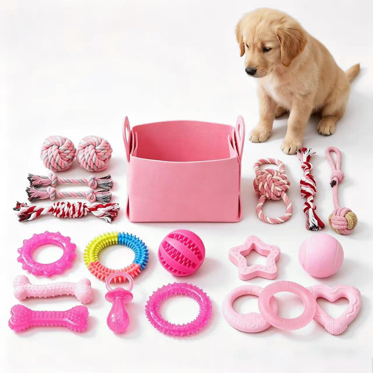 PawsAion foam toys for durable teething fun