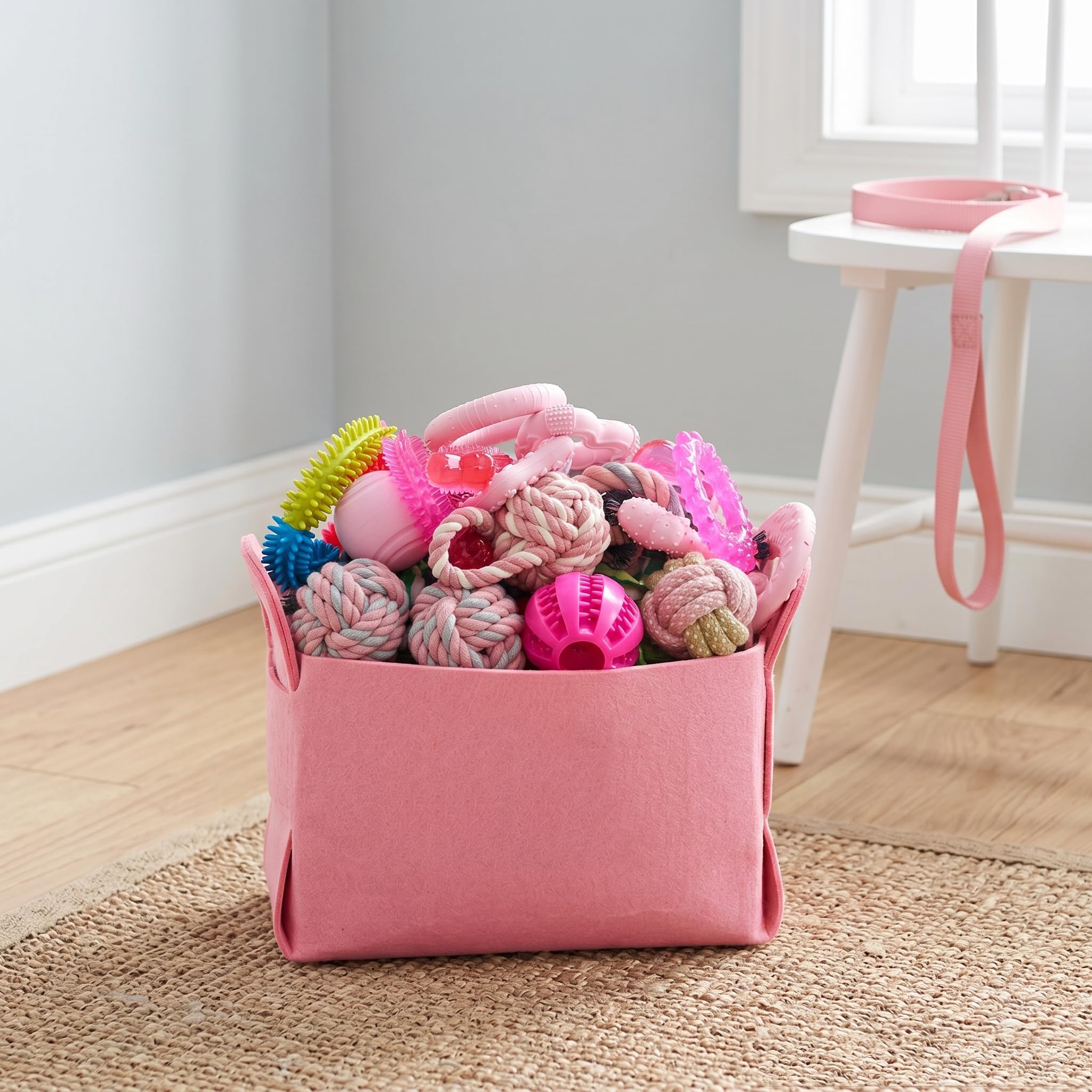 PawsAion toy storage basket keeps play area tidy