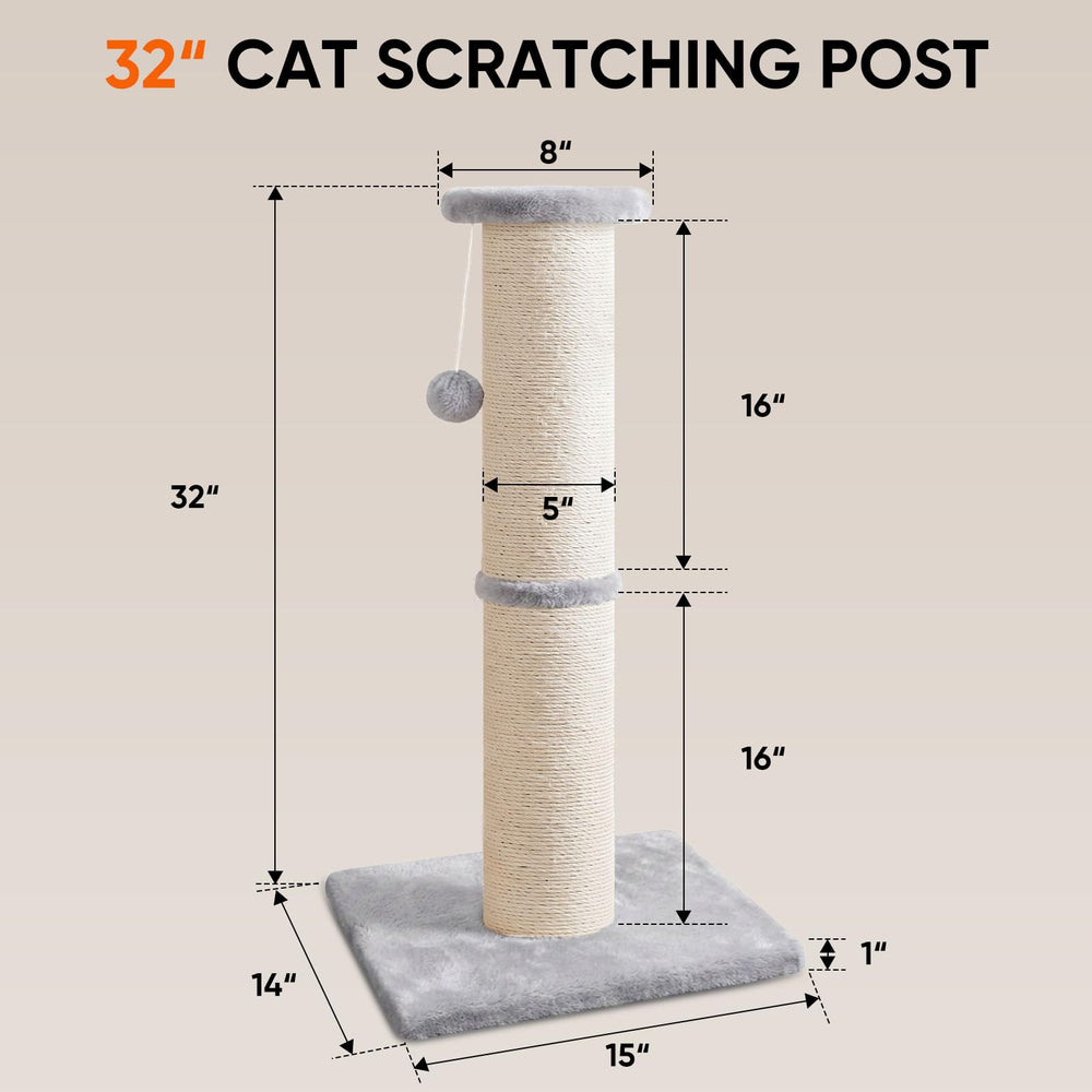 PAWSCRAT base provides stability during vigorous scratching.
