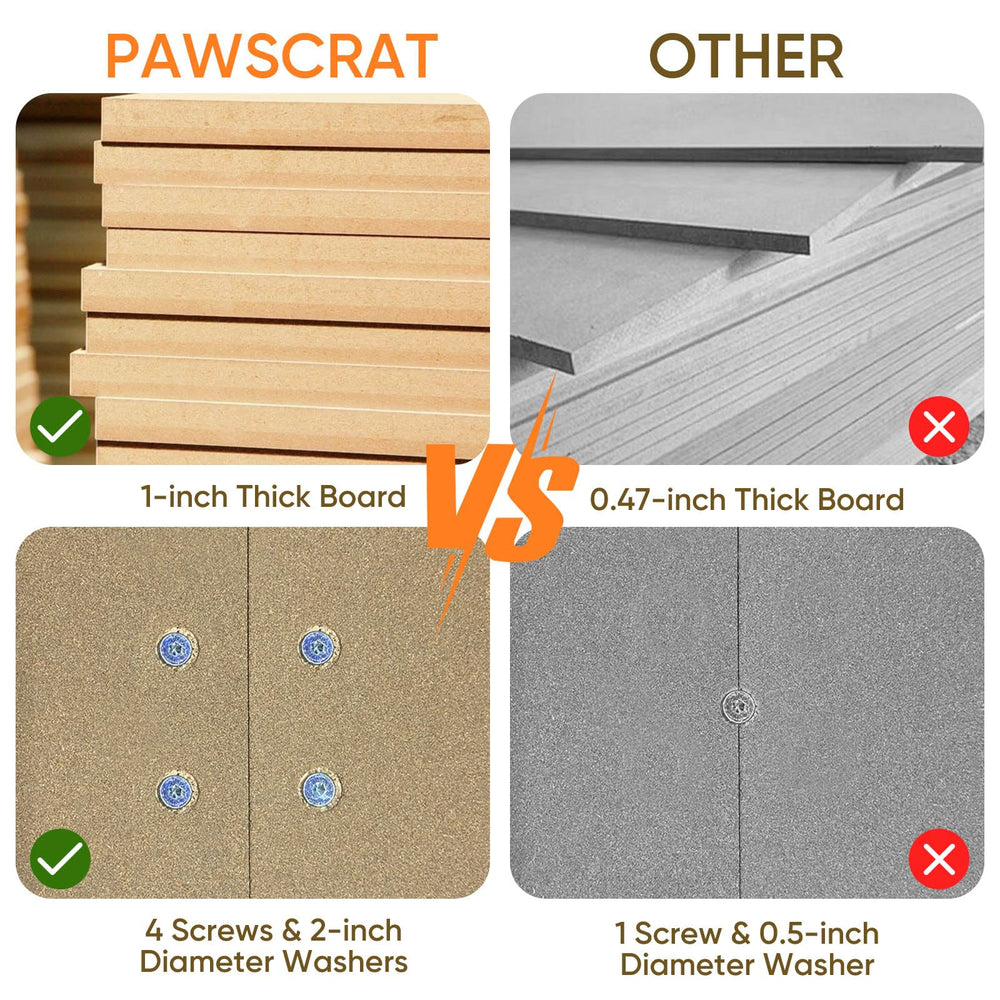 PAWSCRAT beige flannelette design blends with home decor