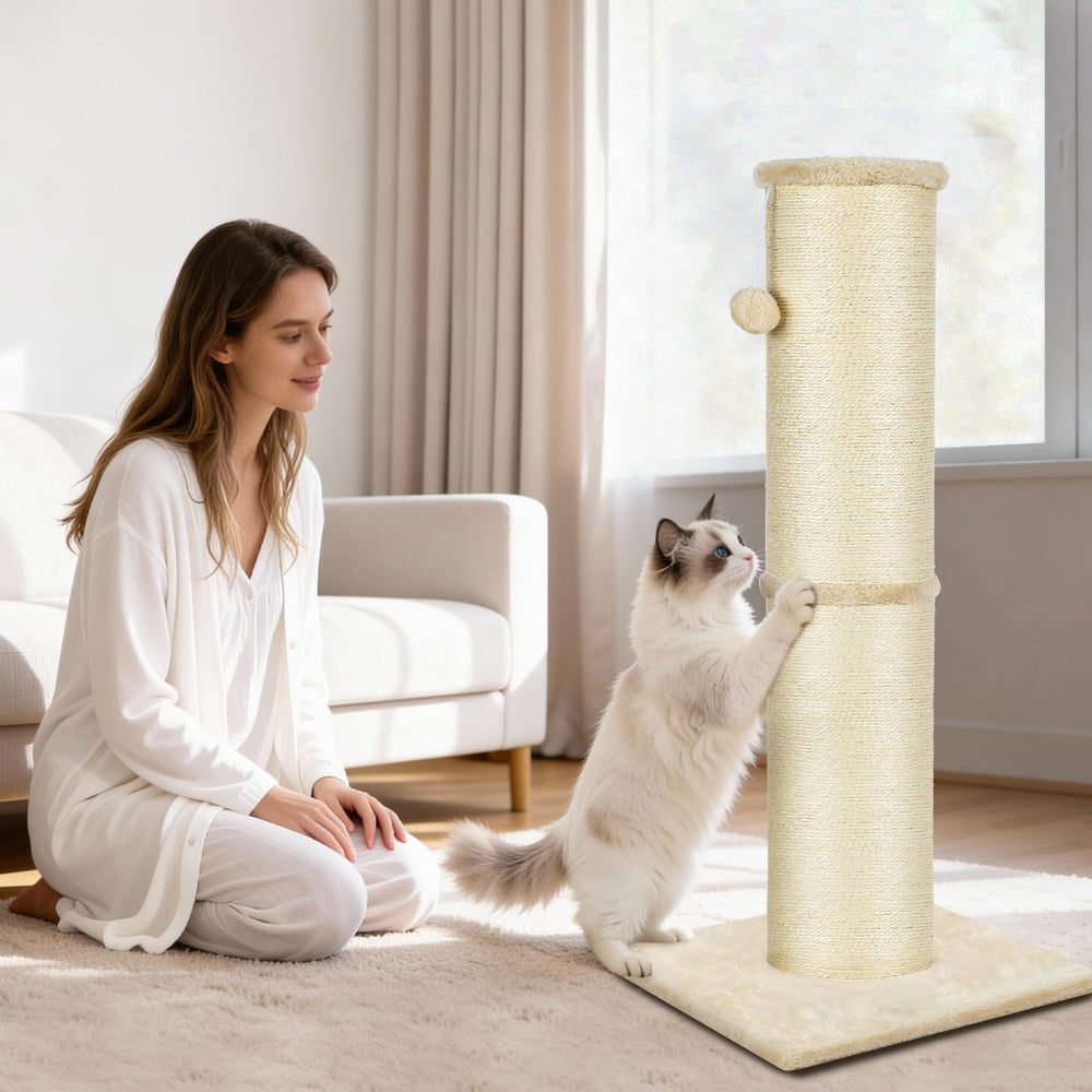 PAWSCRAT durable natural sisal rope resists wear and tear