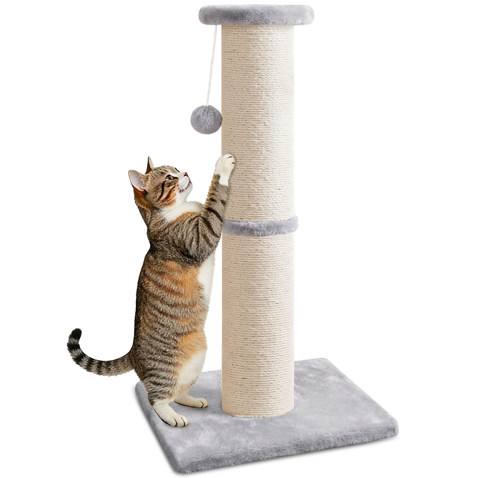 PAWSCRAT helps protect furniture by directing claws to the post.