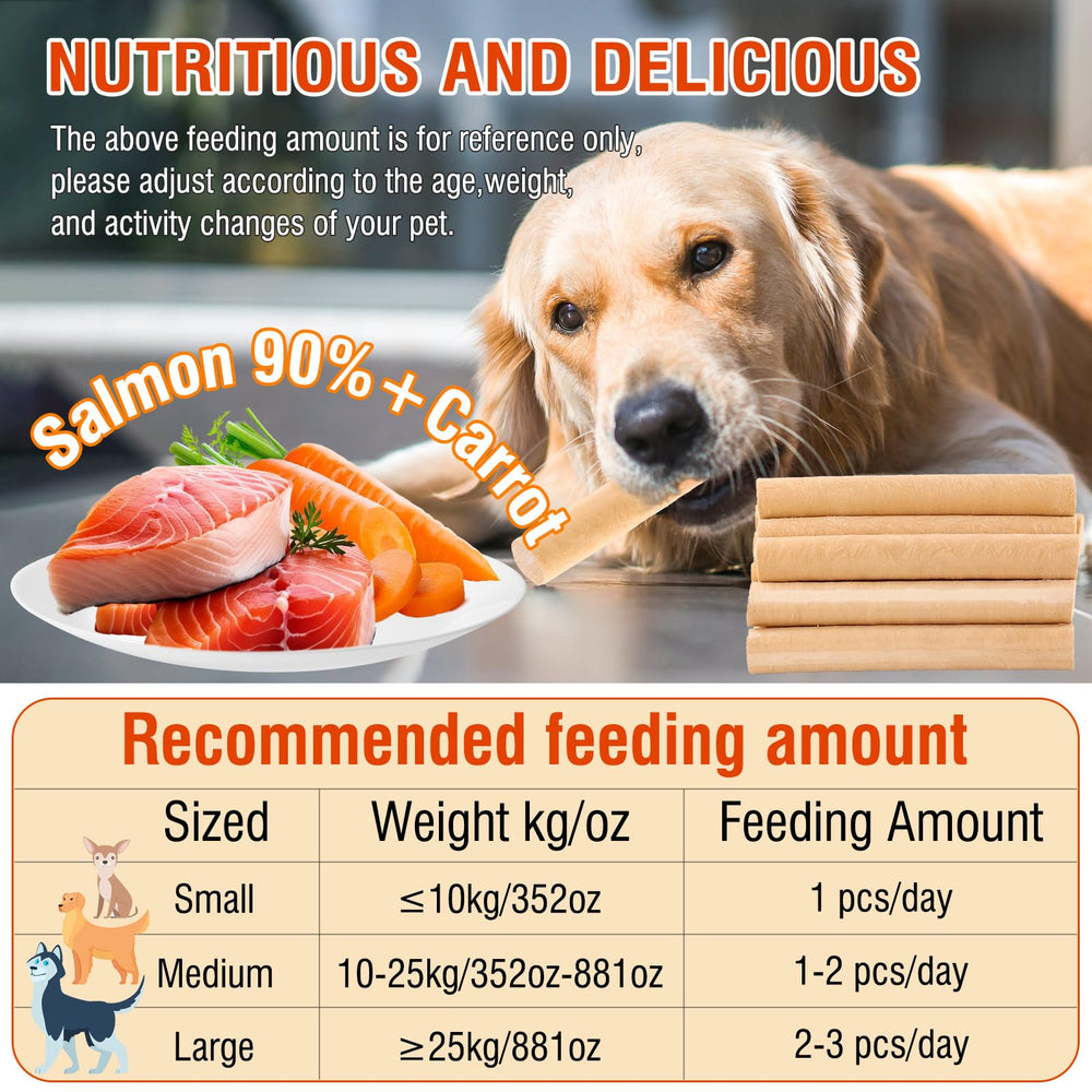 PawsGear Salmon Sticks digestive-friendly texture supports easy chewing.