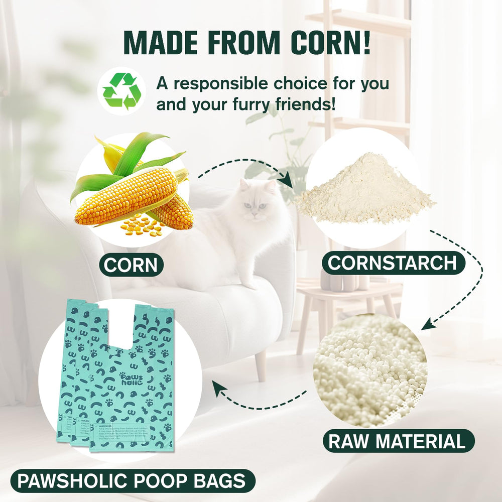 PAWSHOLIC 8.3 by 14.8 inch bags with 3.9 inch gussets.