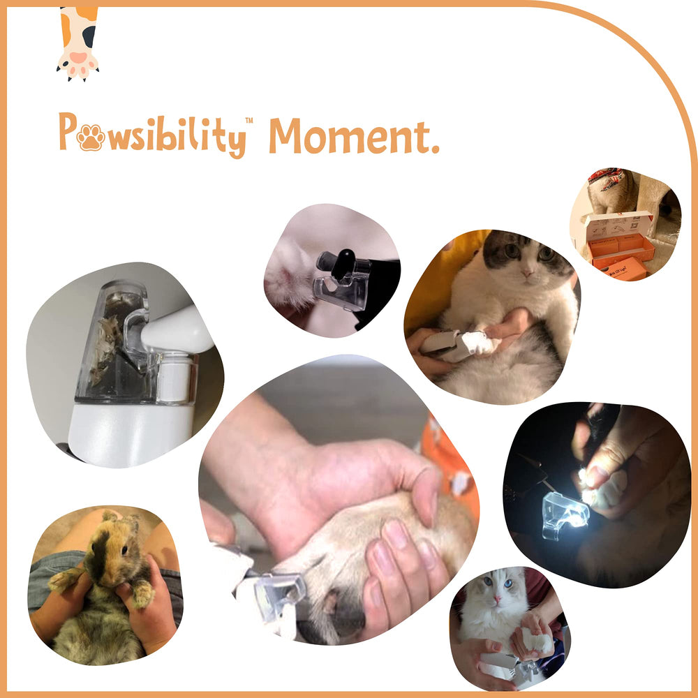 Pawsibility built-in retractable nail file adds polish during grooming