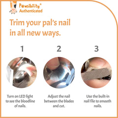 Pawsibility nail storage box keeps clippings tidy after grooming sessions.