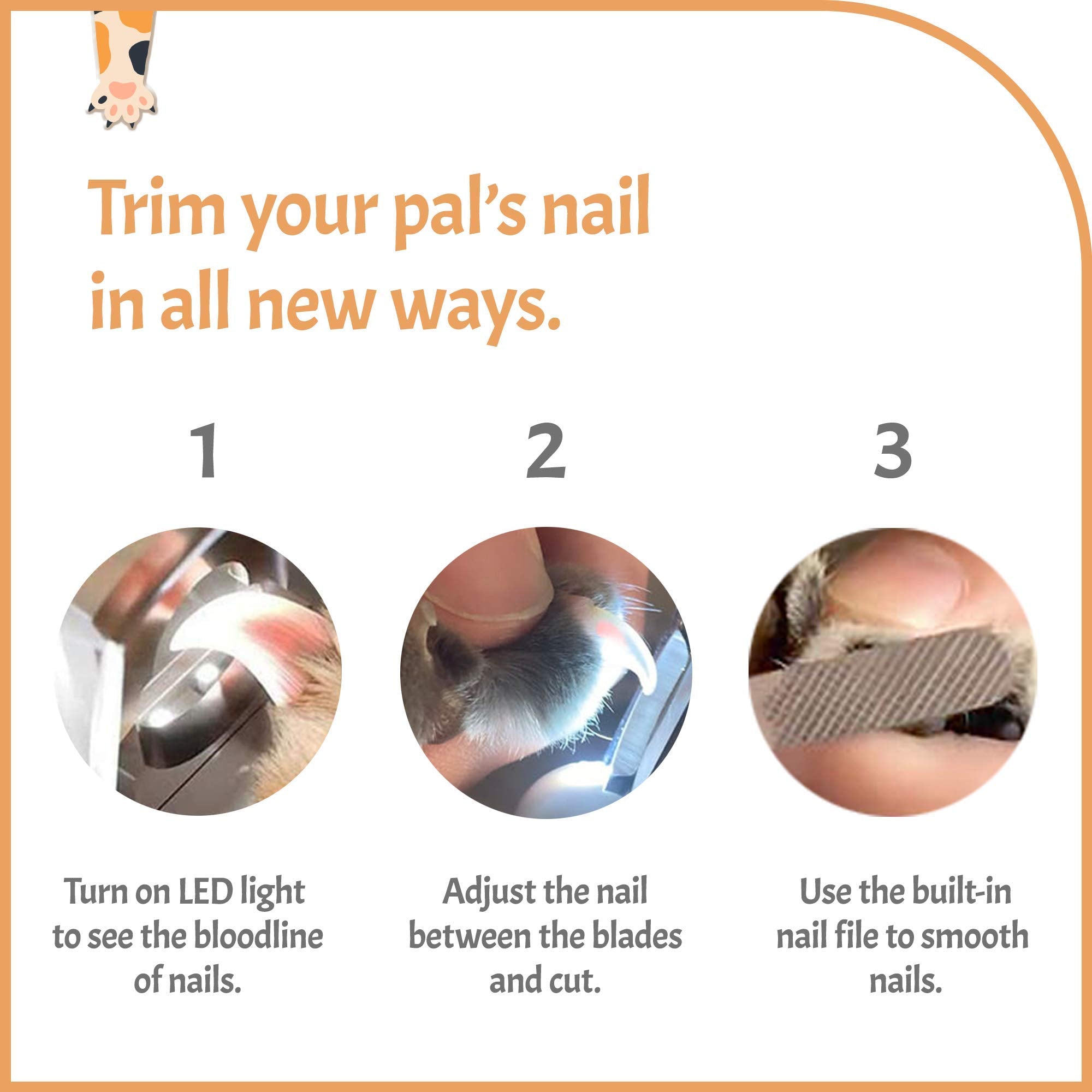 Pawsibility razor-sharp blade delivers clean, quick nail trims across sizes