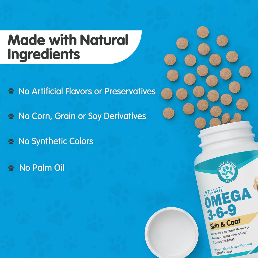 Pawsitive Wanderfound omega-3 benefits brain and heart health in dogs.