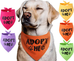 Pawskido Adopt Me Bandana in yellow for bright dog outfits and photos.
