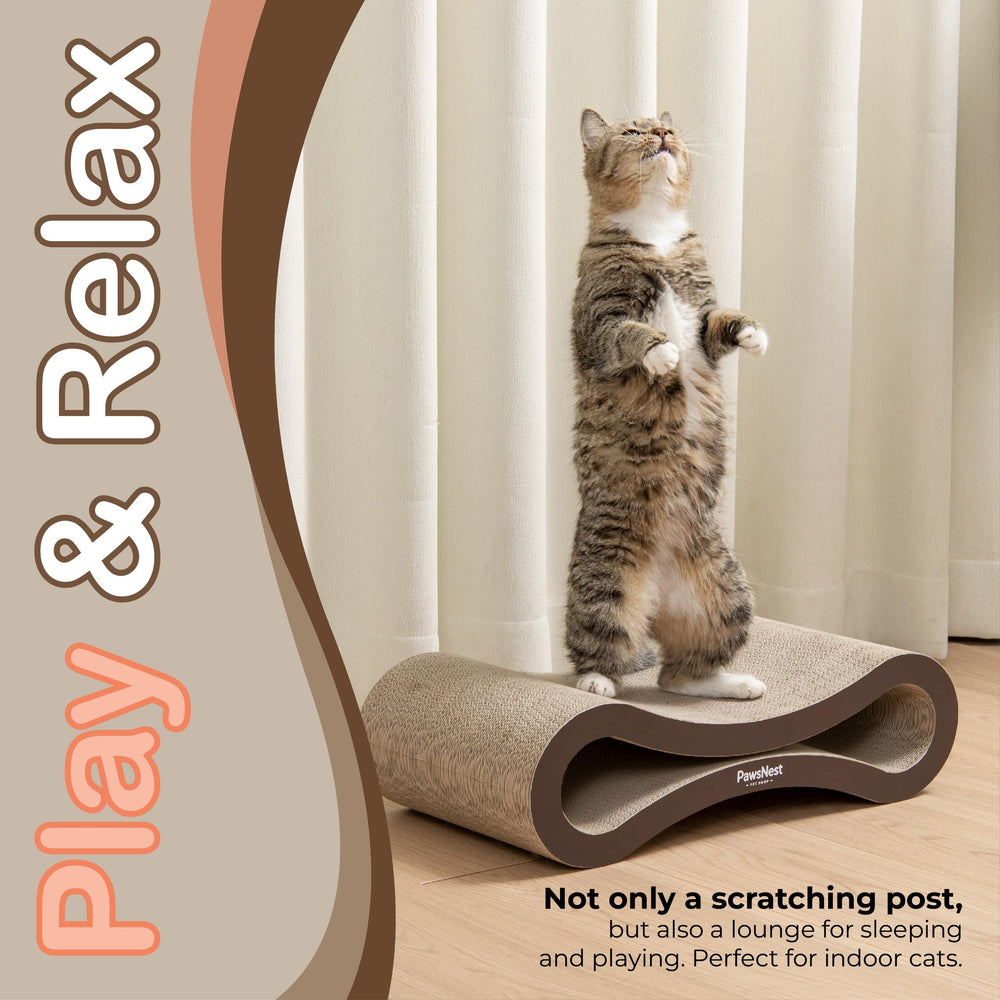 PawsNest non-toxic corn starch glue ensures safe construction.