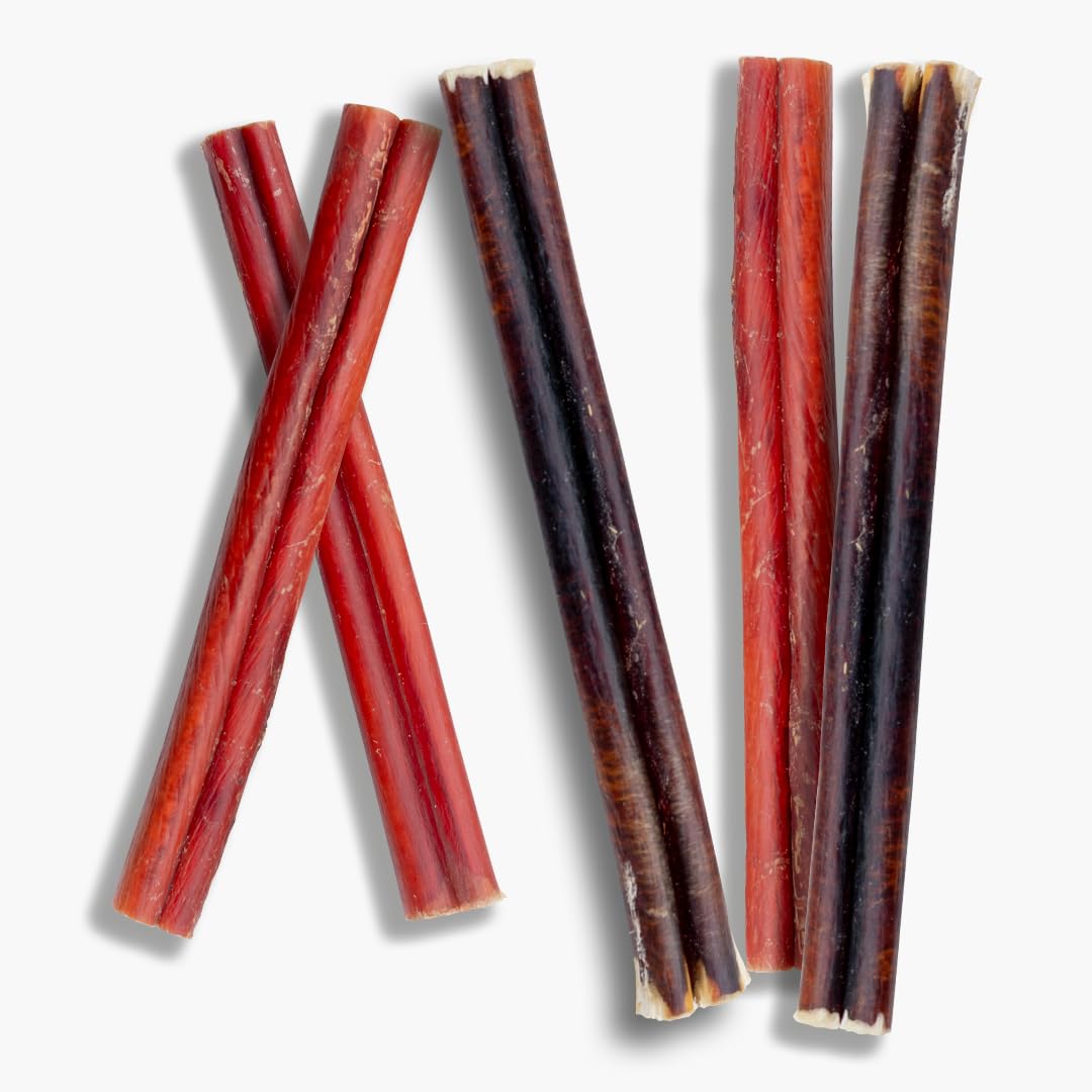 Pawsome Ranch bully sticks packaging highlights eco-friendly sourcing and safety.