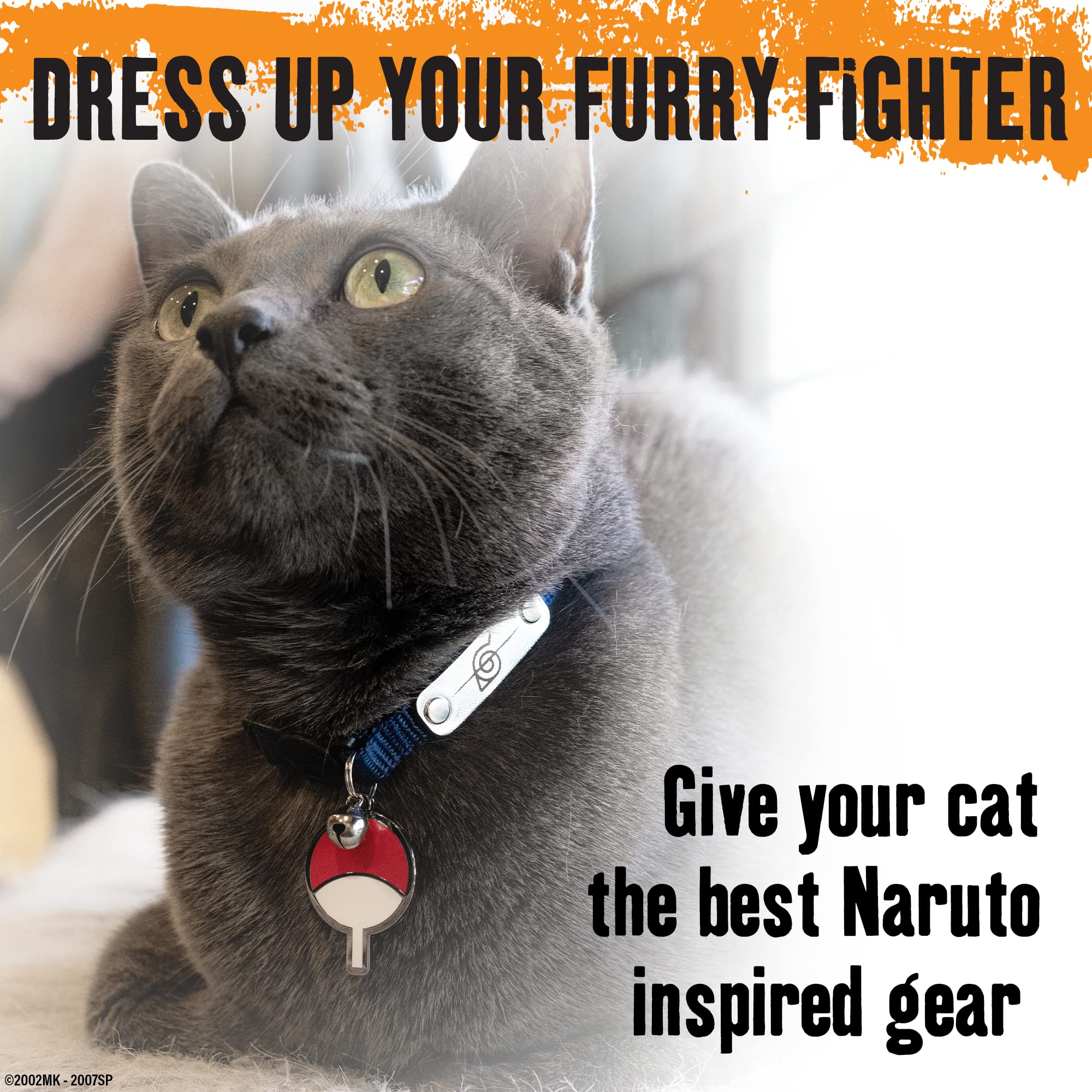 Pawsonify Naruto black rogue design collar blends anime style with everyday use.