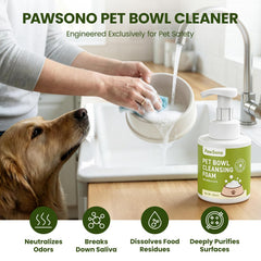 PawSono enzyme formula cleans bird baths, helping water stay fresh and odor-free.