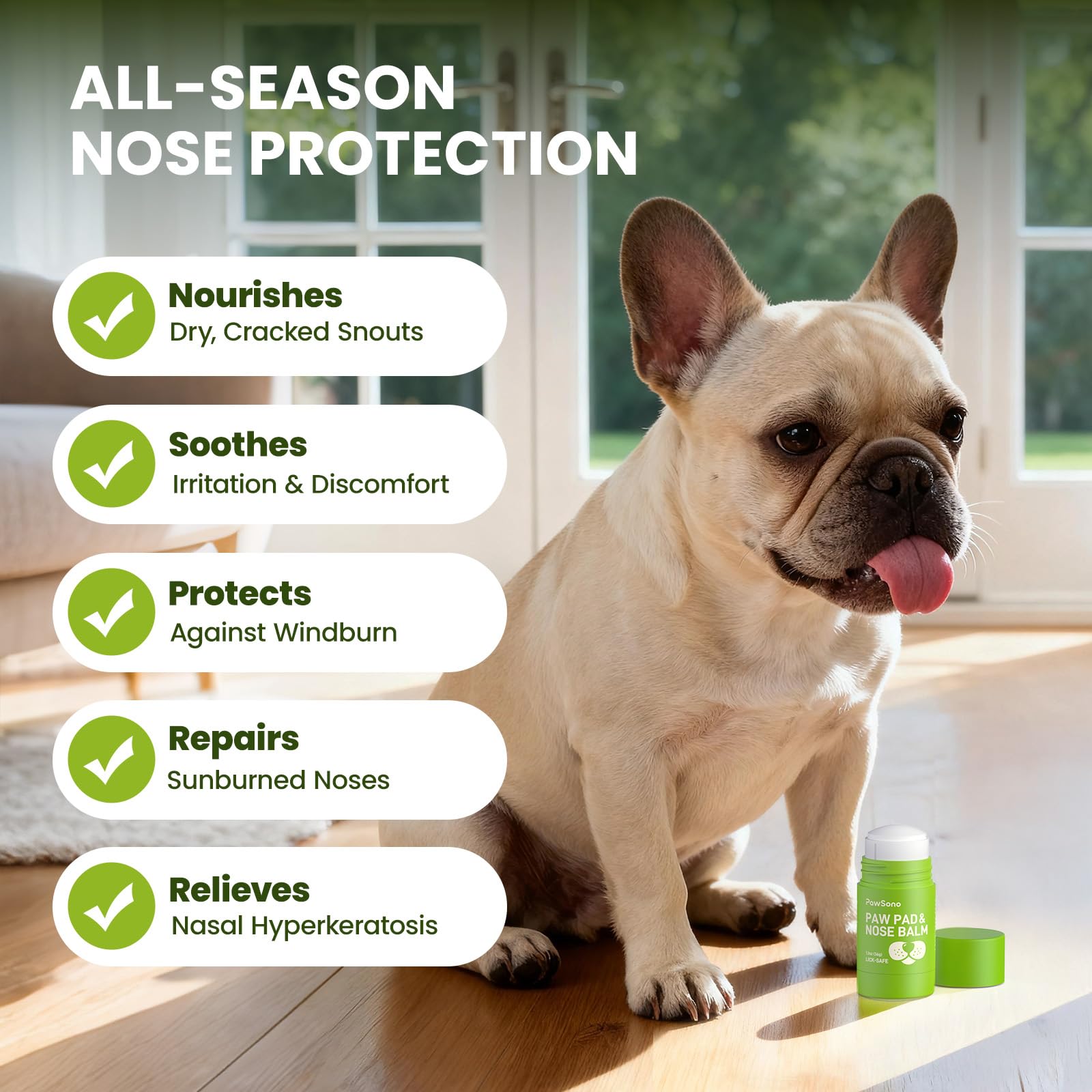 PawSono dog-walking-essentials image shows moisture shield for outdoor adventures.