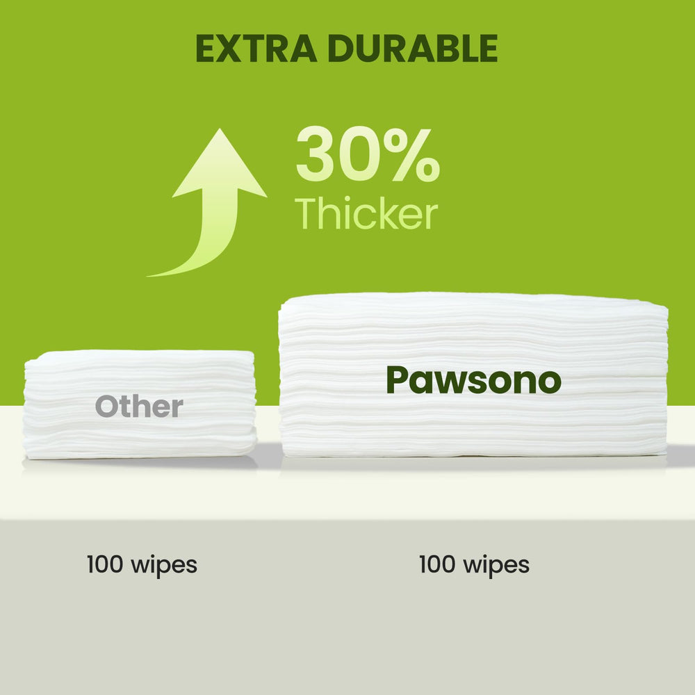 PawSono wipes for eyes and ears cleaning with safety in mind.