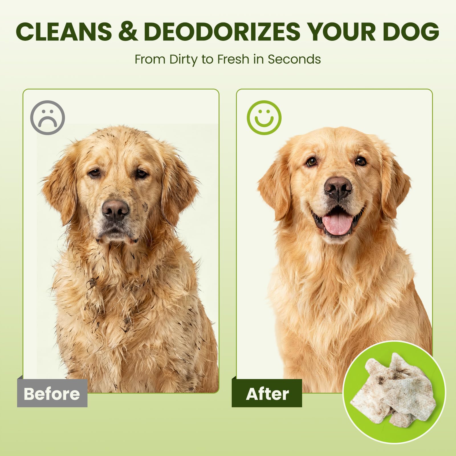PawSono pearl-side grabs dirt, while smooth-side protects sensitive areas