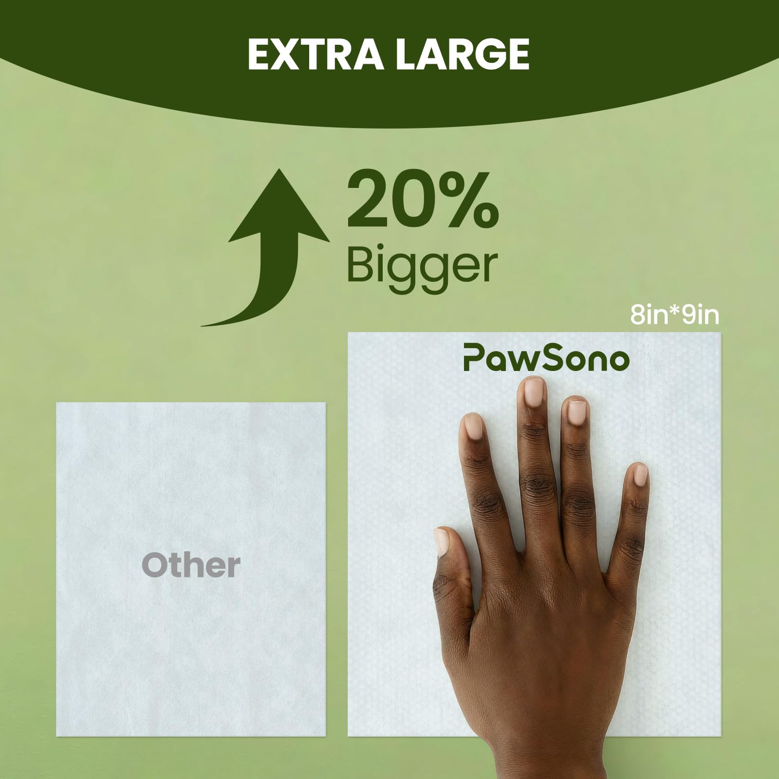 PawSono wipes are safe near paws, eyes, and ears for gentle care