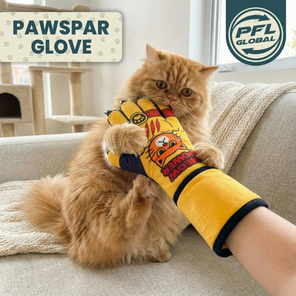 PAWSPAR Hybrid glove-mitt structure supports stable hand movement