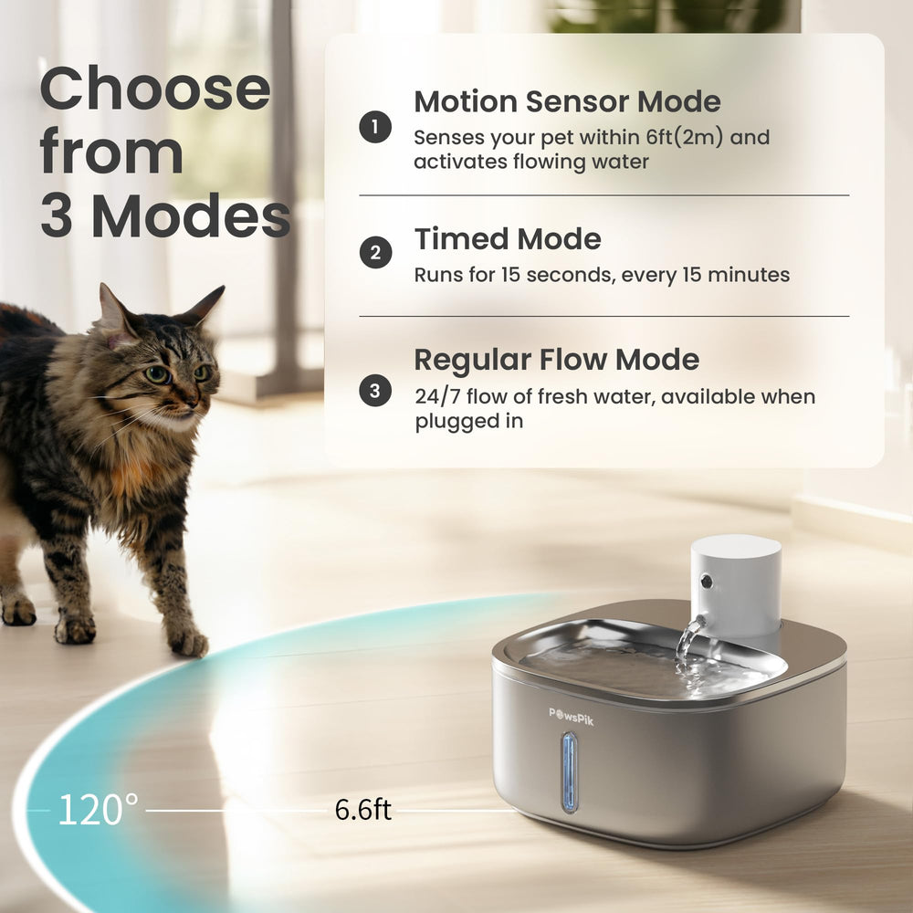 PAWSPIK battery-5000mAh life supports cordless operation around the home.
