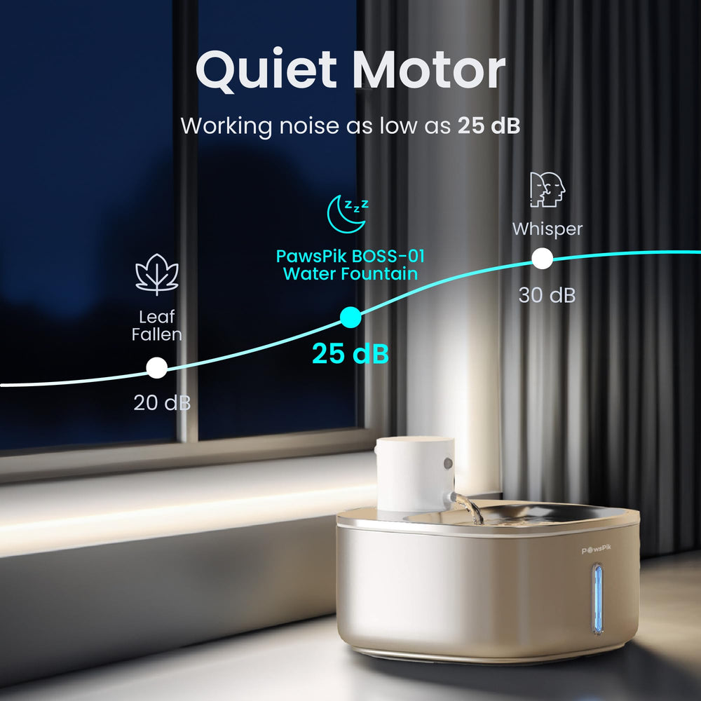 PAWSPIK motion sensor mode activates water flow as your pet approaches.