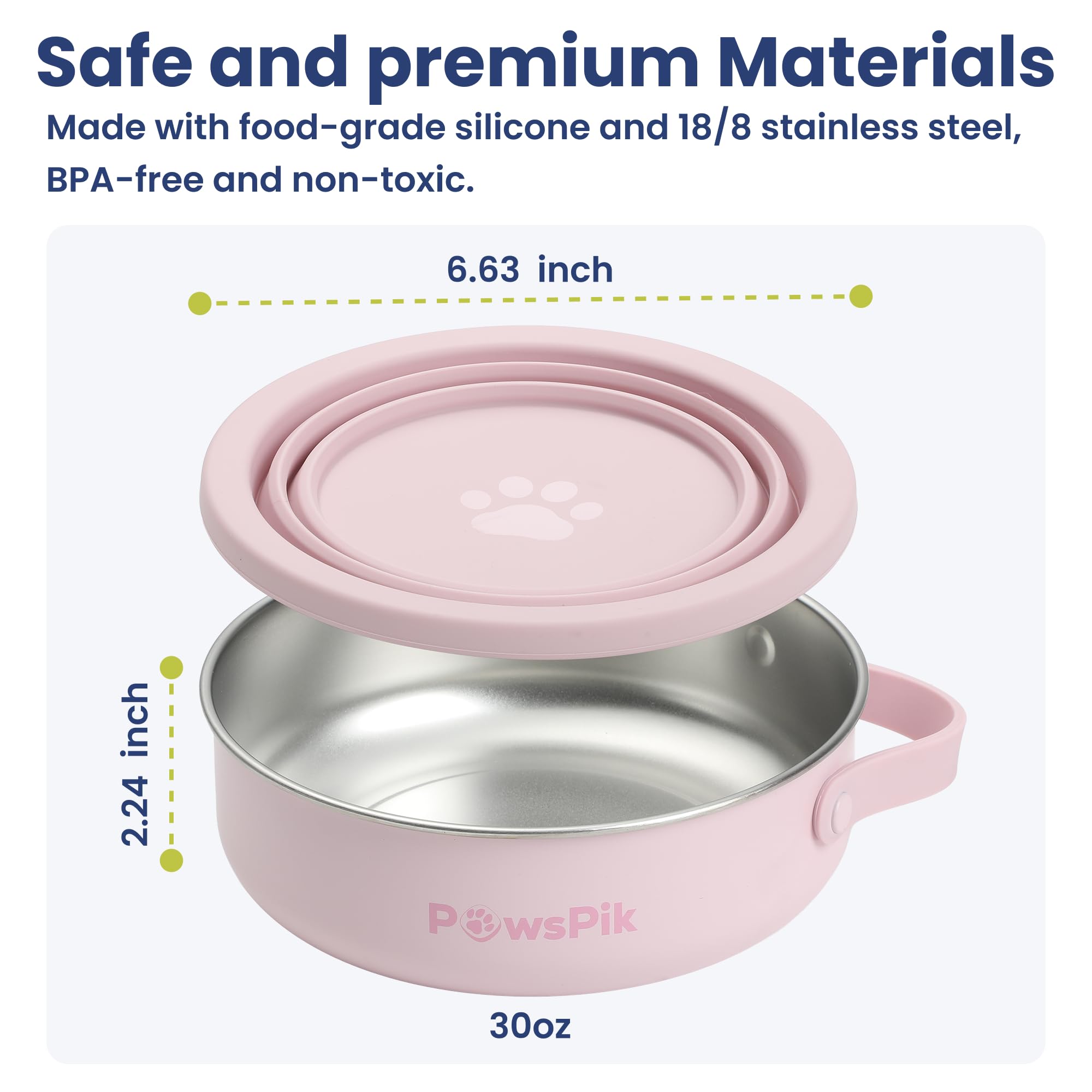 PAWSPIK silicone handle offers a comfortable grip while serving.