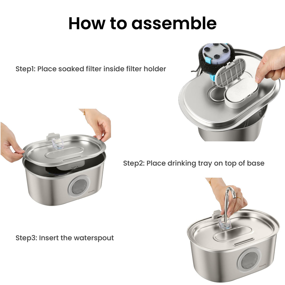 PAWSPIK SS-01 plug-in design delivers reliable, continuous hydration without batteries.
